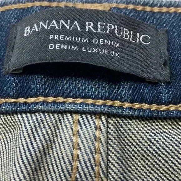 Banana Republic Petite Ultra High Rise Slim Fit Premium Denim Jeans w Stretch 27 - Picture 4 of 7